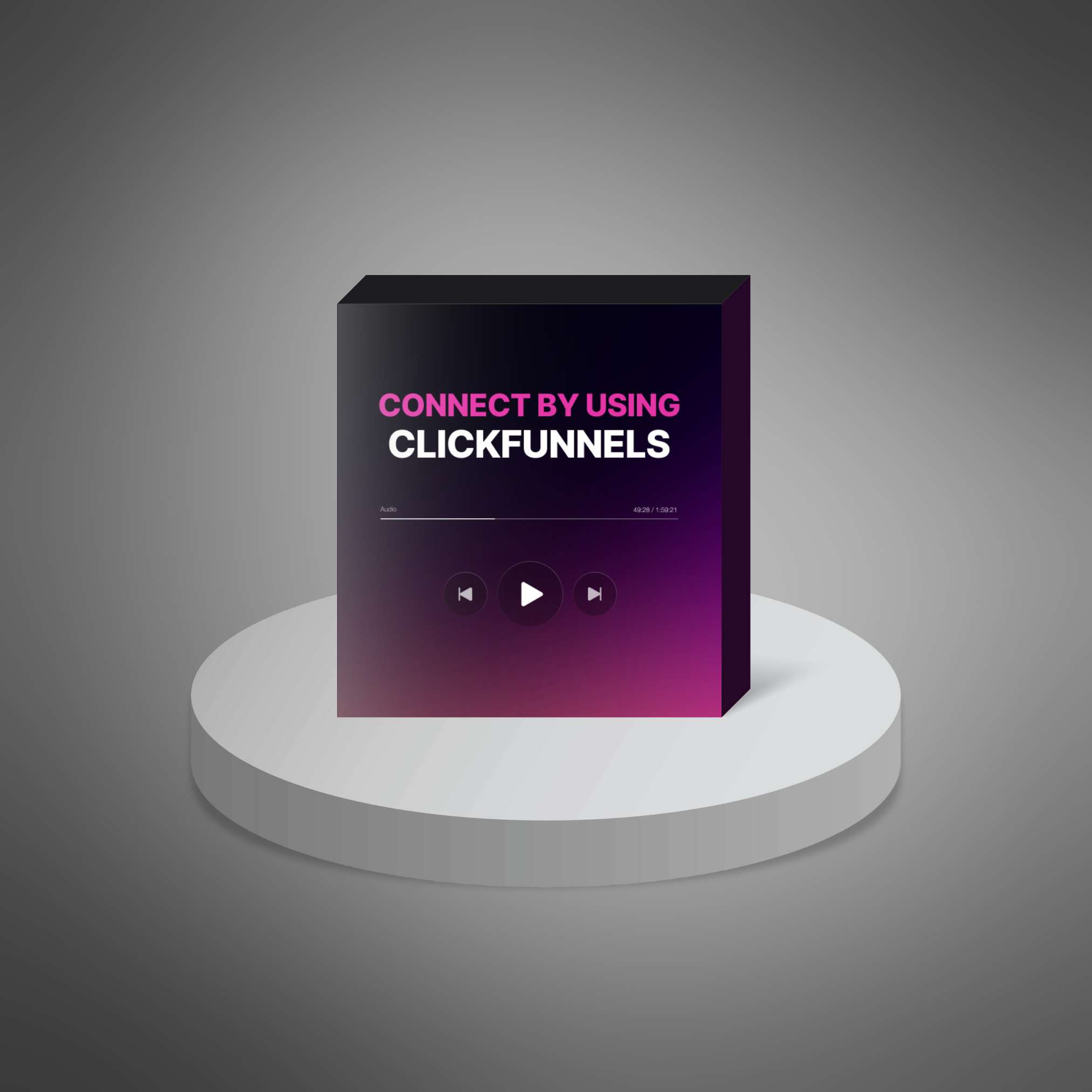 connect by using click funnels