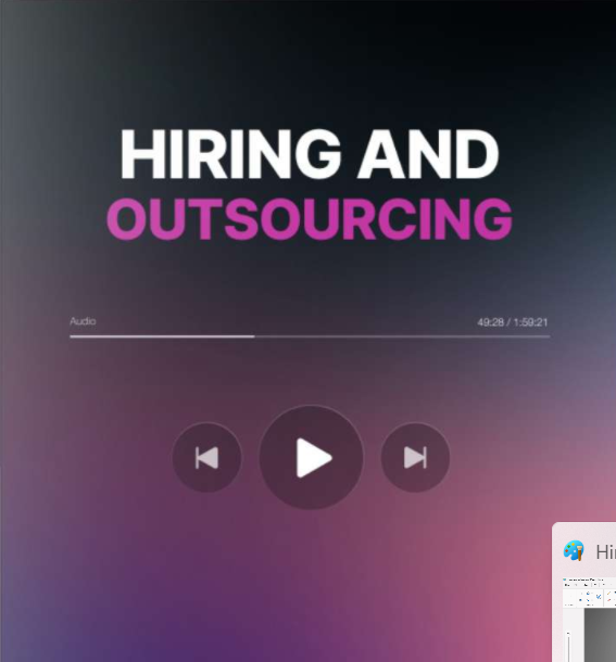 hiring and outsourcing