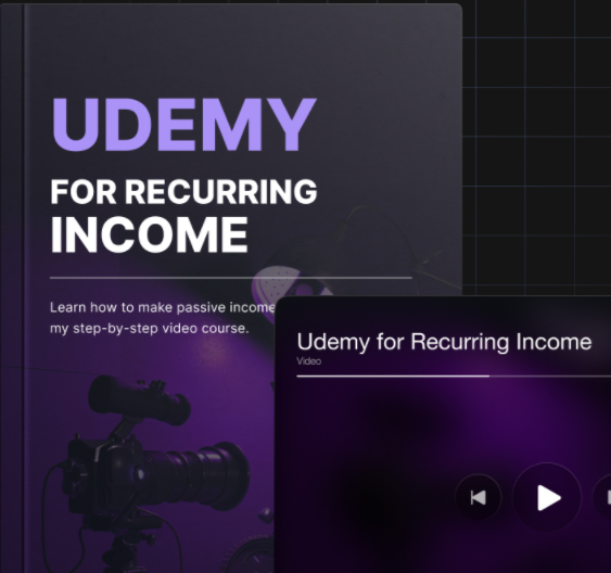 udemy for recurring income