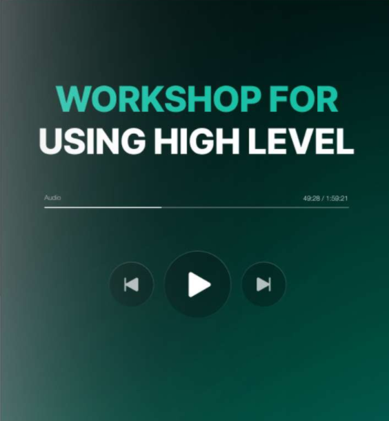 workshop for using high level